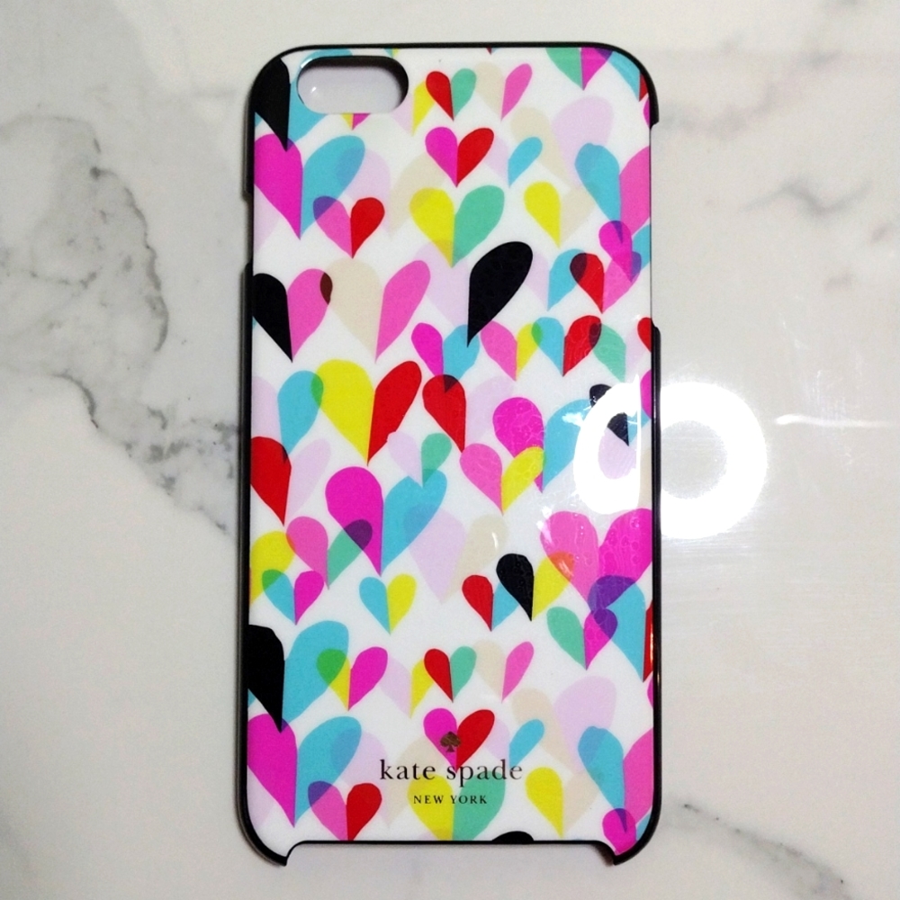 Kate Spade Colorful Hearts IPhone 6s 6s+Plus Case Used